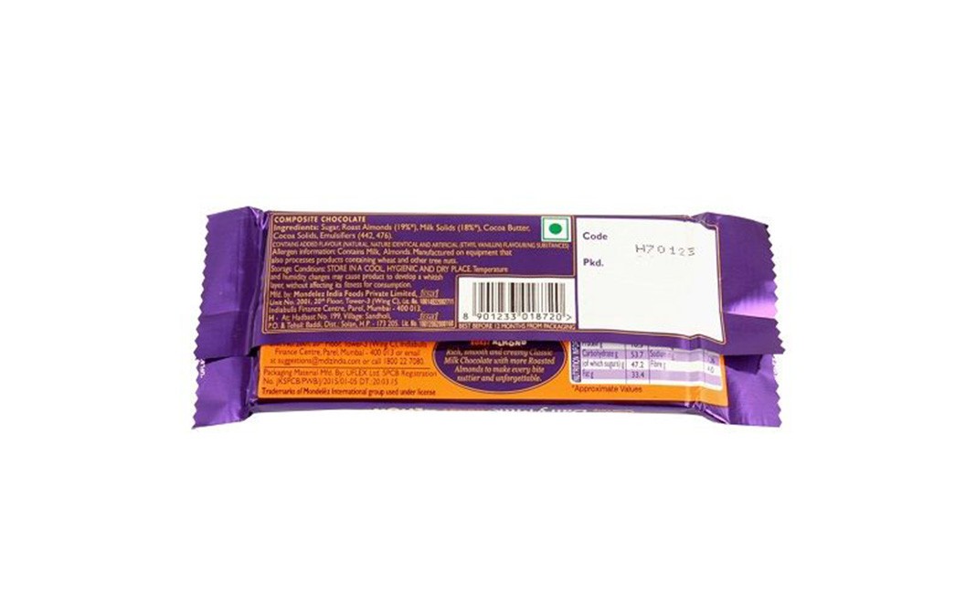 Cadbury Dairy Milk Roast Almond    Pack  36 grams